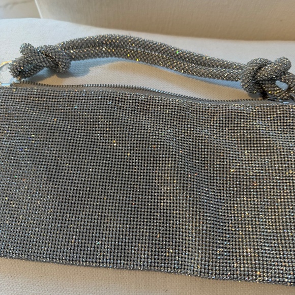Mini Cult Gaia Hera Bag Silver Crystal Embellished - Picture 5 of 7